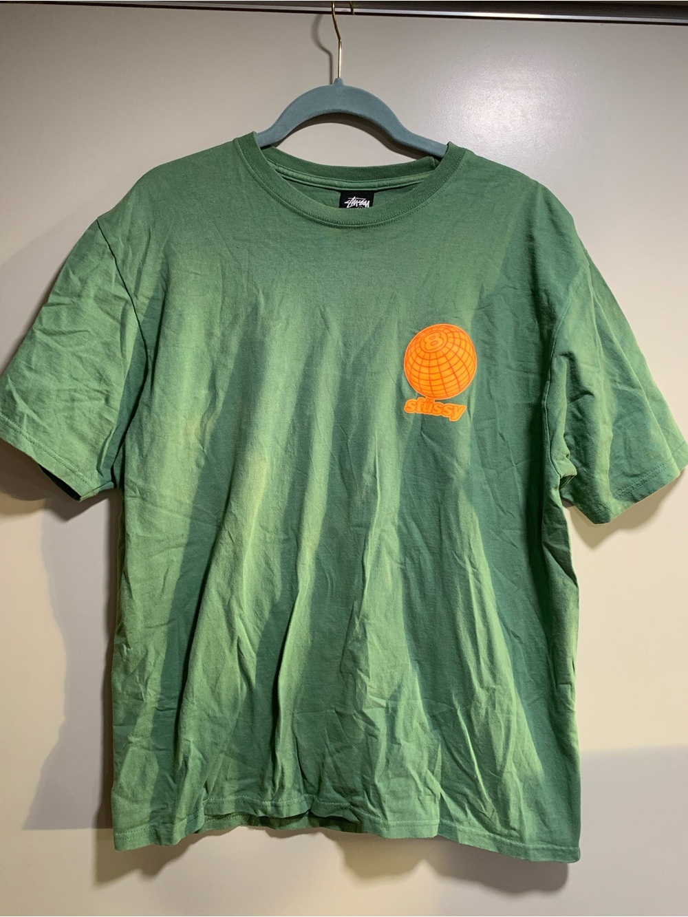 Stüssy Mens Large 8 Ball Grid Tee NWOT Urban Style Designer Streetwear clothing